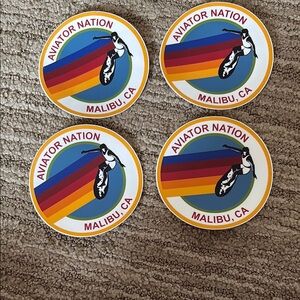 Aviator Nation stickers (4)